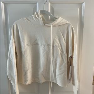 Alo yoga cream hoodie size XS